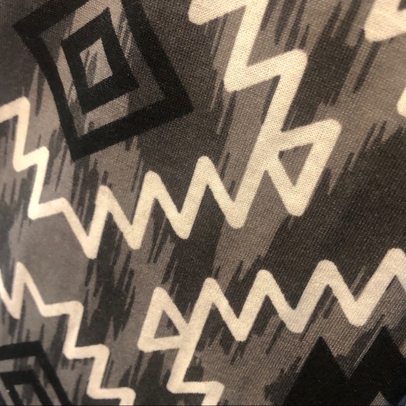 NWT LuLaRoe Randy - Black Grey White - Size Small - Picture 2 of 8